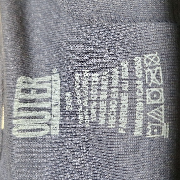 Tennessee Titans Outer Stuff Navy One Piece Bottom Buttons 24 Months - Picture 8 of 14